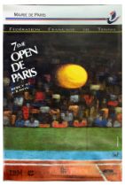 Sport Poster Paris Open Tennis Tournament ATP Tour Masters