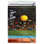 Sport Poster Paris Open Tennis Tournament ATP Tour Masters