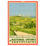 Propaganda Poster Sun Shine National Savings Certificates