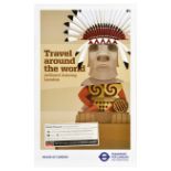 London Underground Poster British Museum Travel Around The World TFL