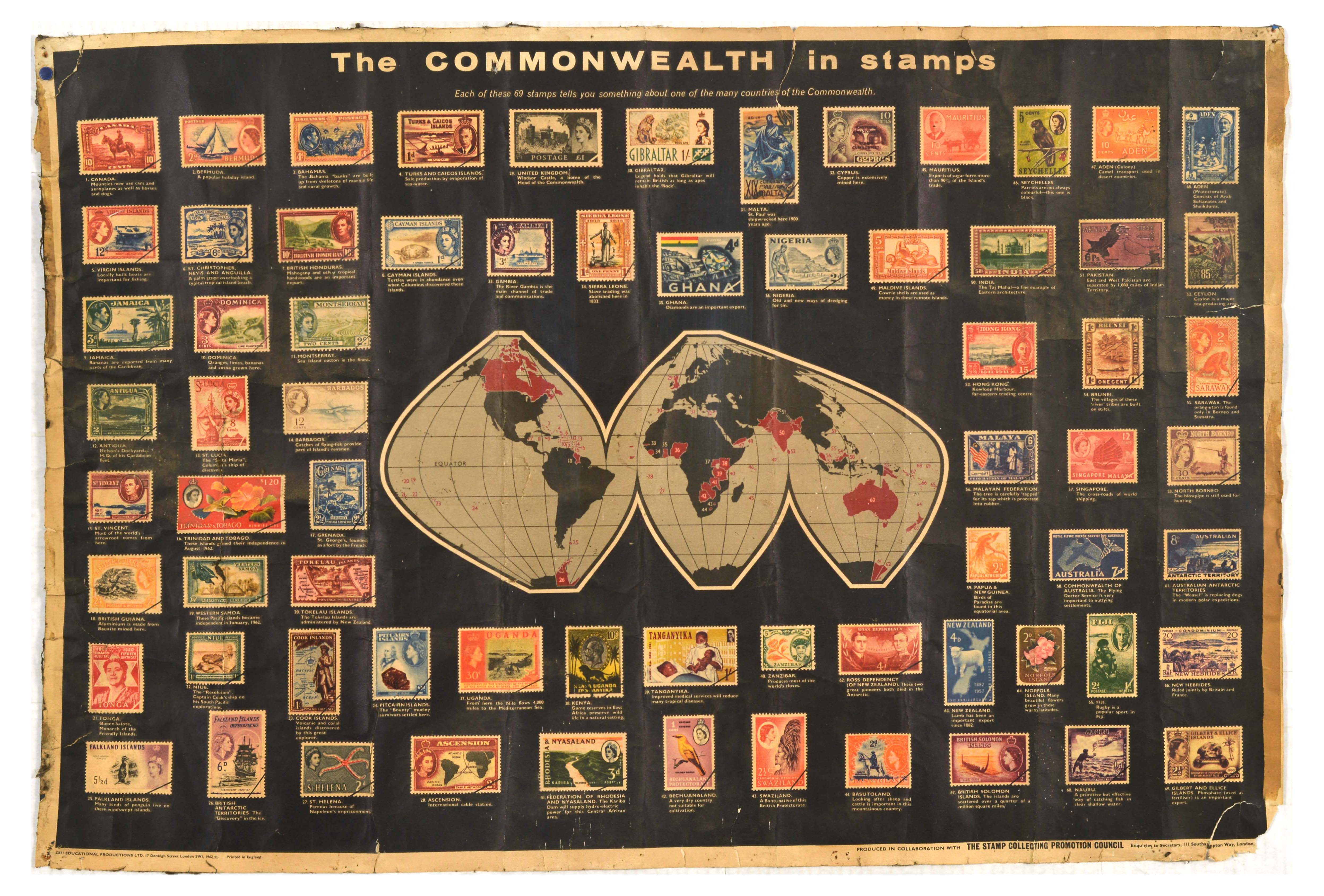 Travel Poster Set Commonwealth Postal Stamps Amsterdam Yachts