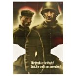 War Poster Nazi Germany Recruitment Wir Starben Fur Euch We Died For You WWII
