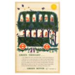 London Underground Poster LT Green Rover Countryside Bus Bartelt