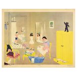 Advertising Poster Toilette Bathroom School Teaching Education Children