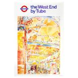 London Underground Poster West End By Tube LT Criterion Brasserie