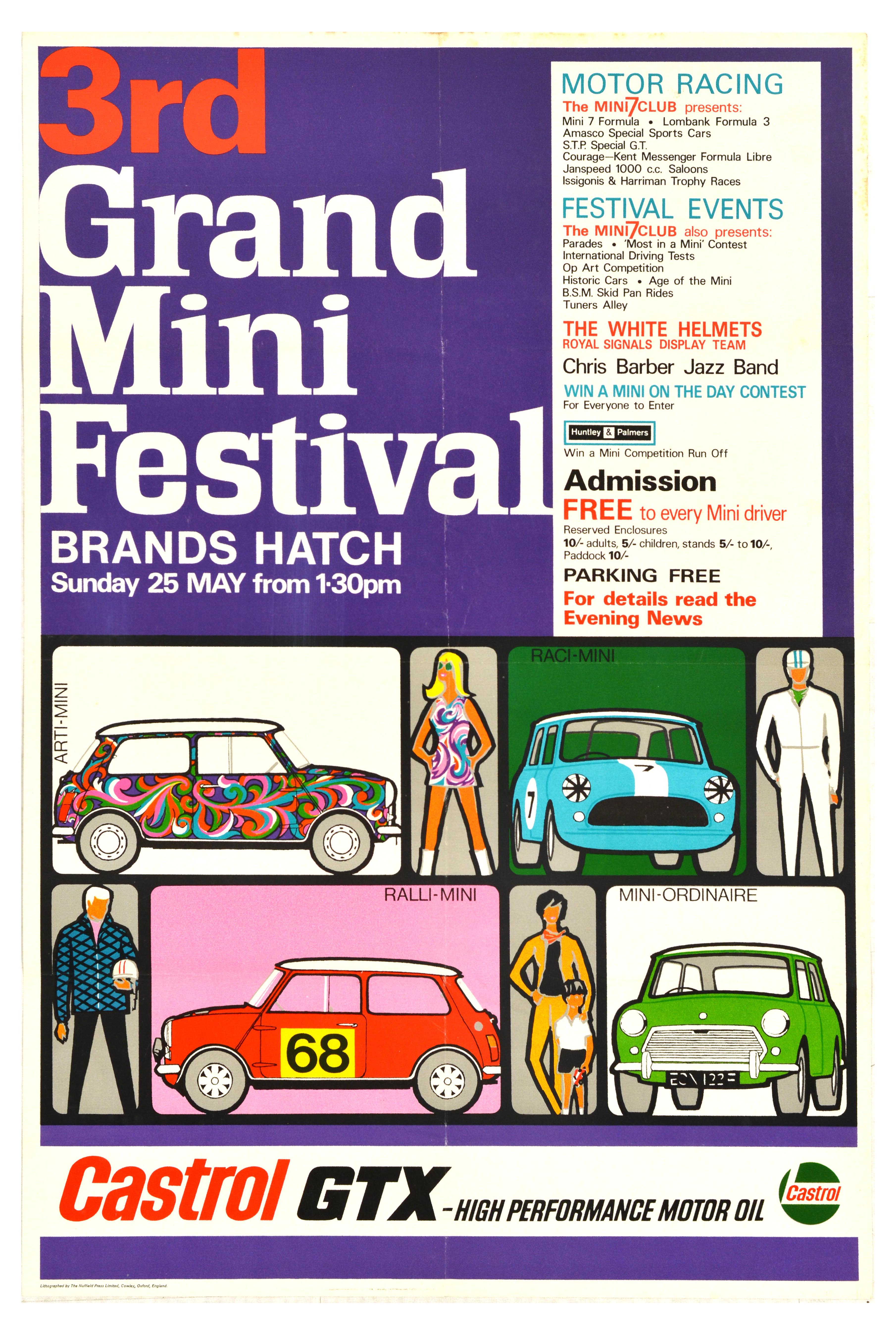 Advertising Poster 3rd Grand Mini Festival Mod Culture