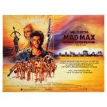 Movie Poster Mad Max Beyond Thunderdome Tina Turner Mel Gibson