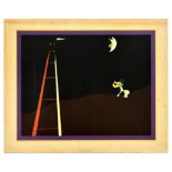 Advertising Poster Joan Miro Dog Barking At The Moon Abstract Surrealism