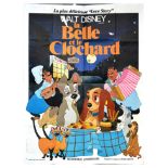 Movie Poster Lady And The Tramp Belle Et Le Clochard Disney Cartoon