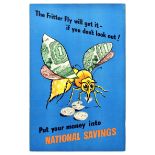 Advertising Poster National Savings Fritter Fly Will Get It