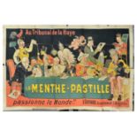 Advertising Poster Menthe Pastille Giffard Liquor Hague Convention Alcohol Drink