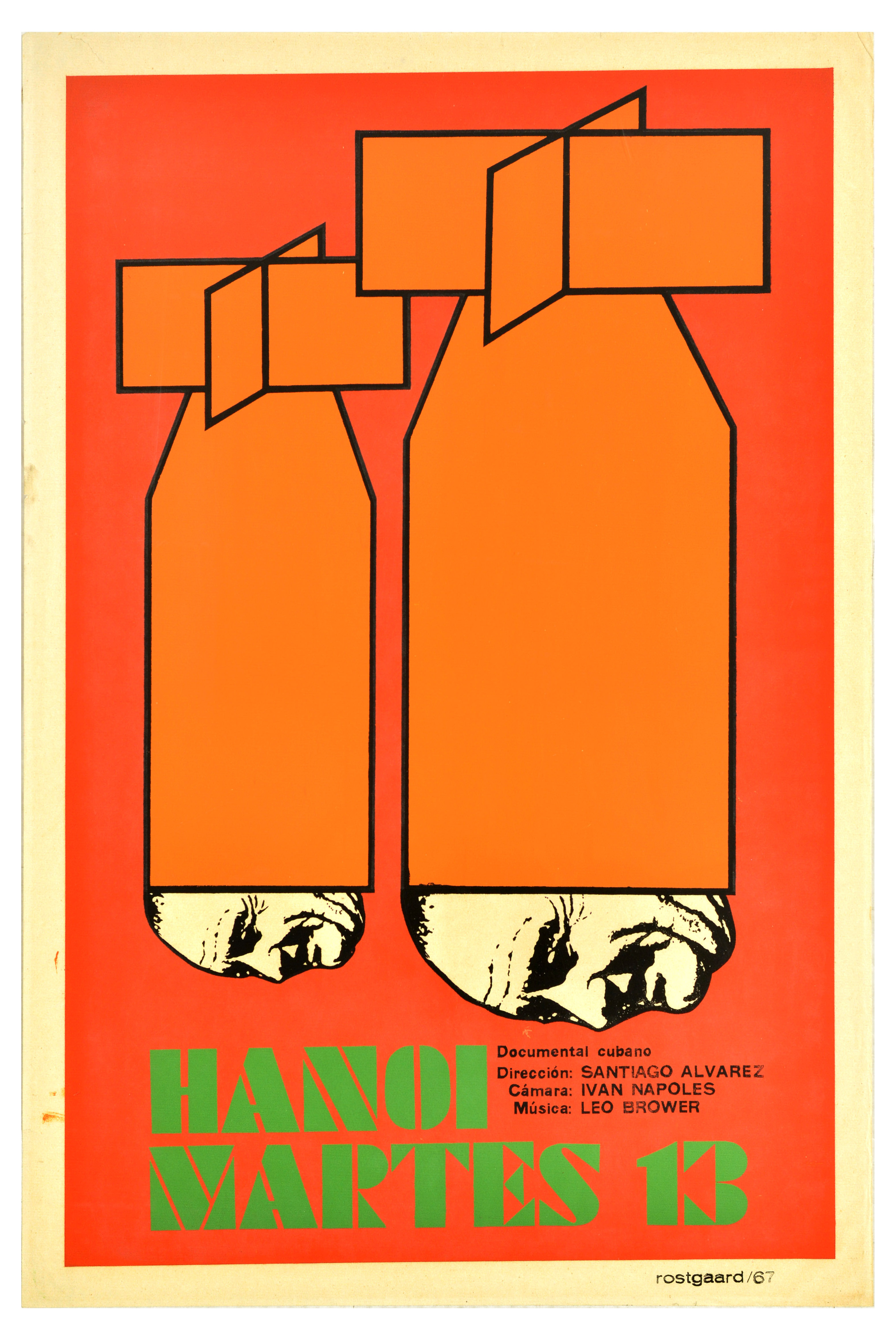 Movie Poster Hanoi Martes 13 Vietnam Cuba Documentary