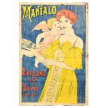 Advertising Poster Mantalo Raissac Cherub Drink Alcohol