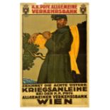 War Poster Austria 8th War Loan Achte Osterr Kriegsanleihe WWI