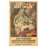 Propaganda Poster Social Welfare Organisation Germany Soziales Hilfswerk