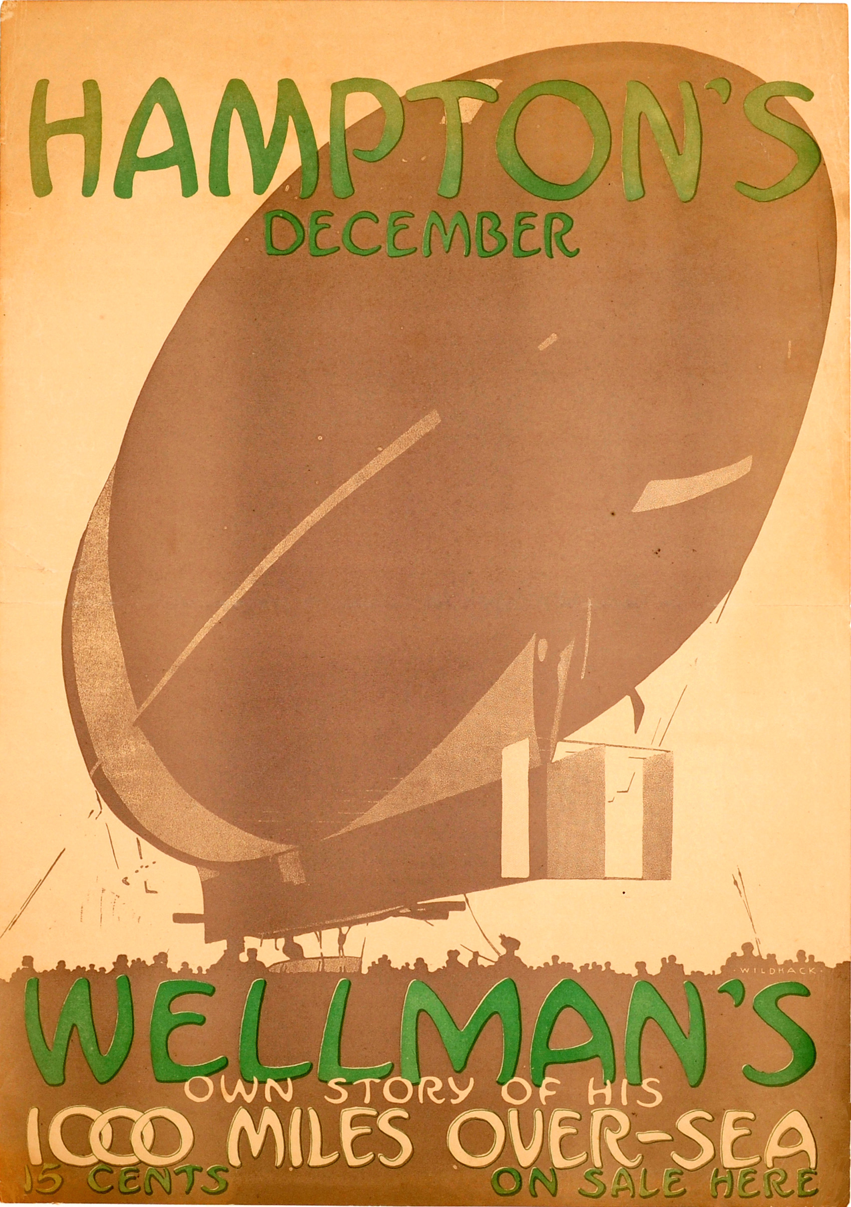 Advertising Poster Hamptons December Zeppelin