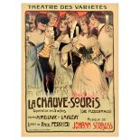 Advertising Poster La Chauve Souris Die Fledermaus Operetta Johann Strauss Opera