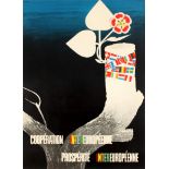 Propaganda Poster ERP Inter-European Cooperation Inter-European Prosperity