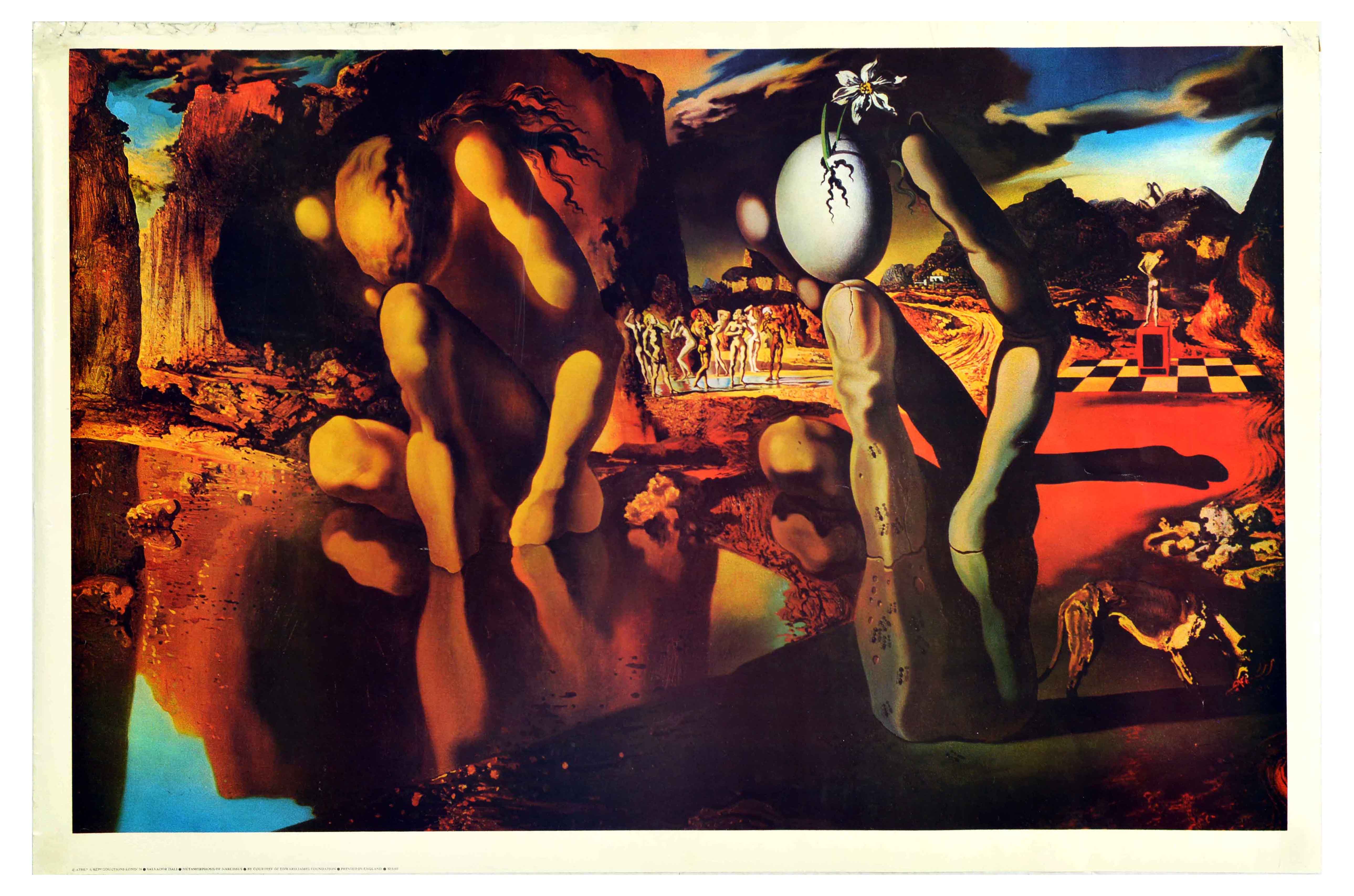 Advertising Poster Metamorphosis Of Narcissus Salvador Dali