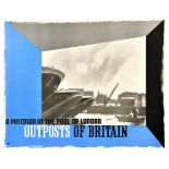 Advertising Poster Pool Of London Britain Outposts McKnight Kauffer Post Office GPO