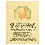 War Poster Kriegsbilder Ausstellung War Picture Exhibition Eduard Adrian Dussek