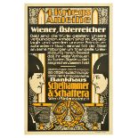 War Poster War Loan Vienna WWI Schelhammer Schattera
