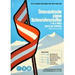 Sport Poster Austrian Alpine Ski Championships Haus Im Ennstal Styria