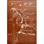 Sport Poster Moscow Olympics 1980 Gymnastics