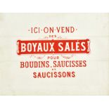 Advertising Poster Boyaux Sales Pudding Casings