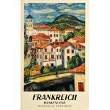 Travel Poster Baskenland Basque Country France SNCF