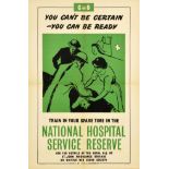 Propaganda Poster National Hospital Service Reserve UK