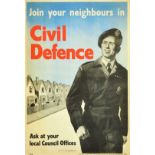 Propaganda Poster Civil Defence Neighbours UK