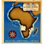 Travel Poster Angola Mozambique Art Deco Portugal Colonies Cruise