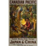 Travel Poster Canadian Pacific Japan And China