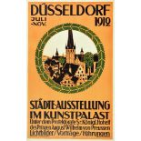 Advertising Poster Dusseldorf Kunstpalast Art Exhibition