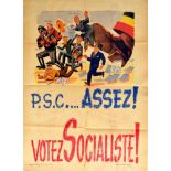 Propaganda Poster Belgium Elections Socialist Party