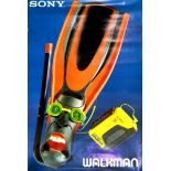 Advertising Poster Sony Walkman