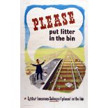 Propaganda Poster LNER Salvage Litter Home Front WWII