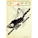 Sport Poster Moscow Olympics 1980 Football Leningrad Kiev Minsk