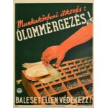 Propaganda Poster Dietary Lead Food Poisoning Work Safety