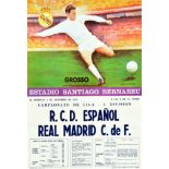 Sport Poster RCD Espanol Real Madrid Football