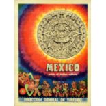 Travel Poster Mexico Pride Of Indian Culture Aztec