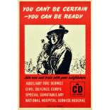 Propaganda Poster Civil Defence Corps Join Now Recruitment UK