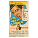 Movie Poster The Great Caruso Mario Lanza