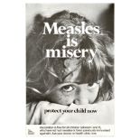 Propaganda Poster Measles Is Misery Vaccination Health