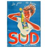 Advertising Poster Sud Lemonade Drink France