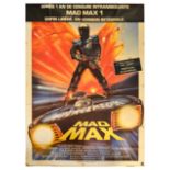 Movie Poster Mad Max SciFi Interceptor Mel Gibson