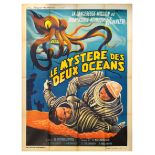 Movie Poster The Secret Of Two Oceans USSR Adventure Submarine