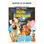Movie Poster Lady And The Tramp Belle Et Le Clochard Disney Cartoon