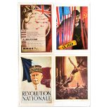 War Poster WWI WWII Set Allied Axis Antisemitic